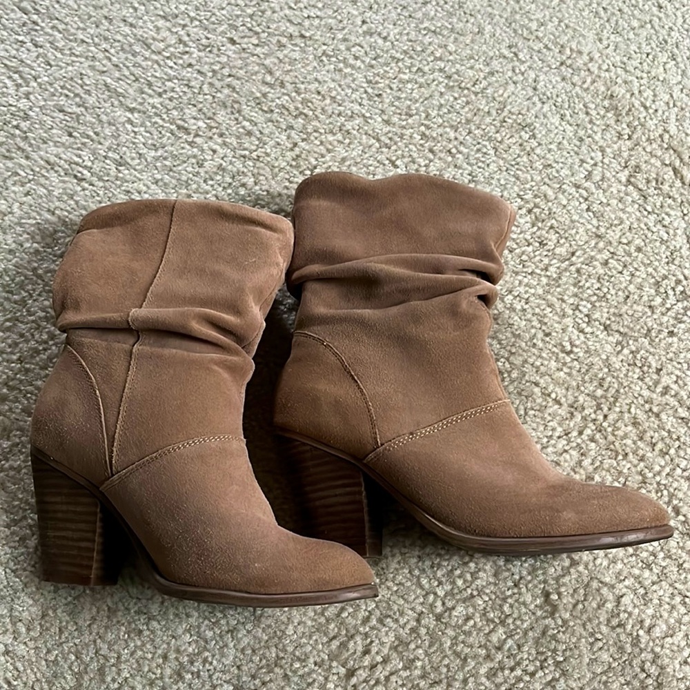 Aldo Suede Short Slouchy Boots